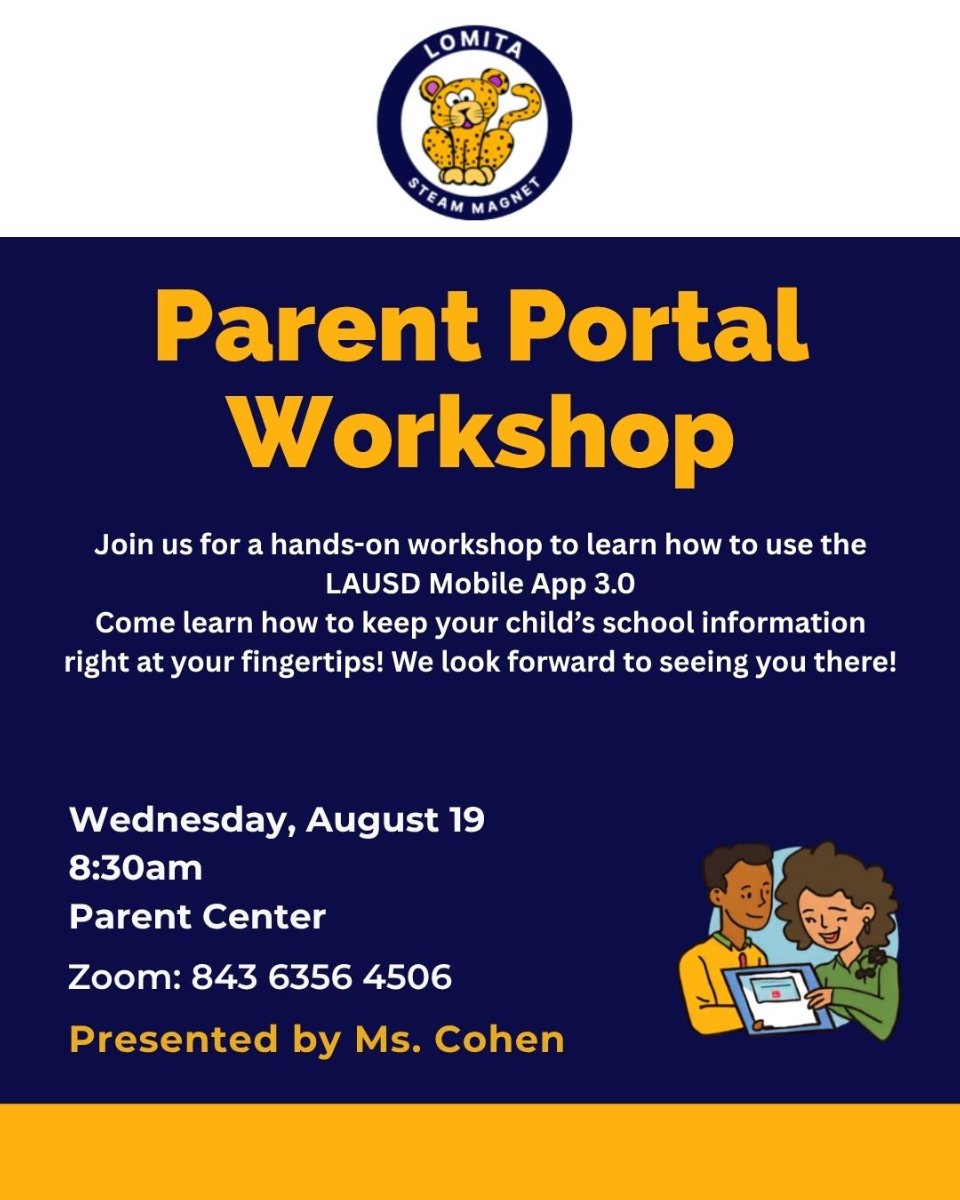 Parent Portal Workshop 8-19-26